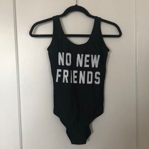 No New Friends one piece bathing suit! 💦